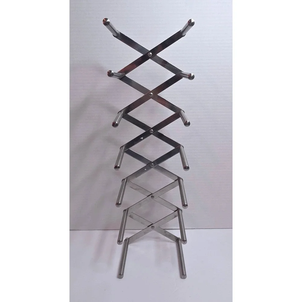 IKEA Rationell Variera Pot Lid Organizer Stainless Steel Expandable Rack 20325